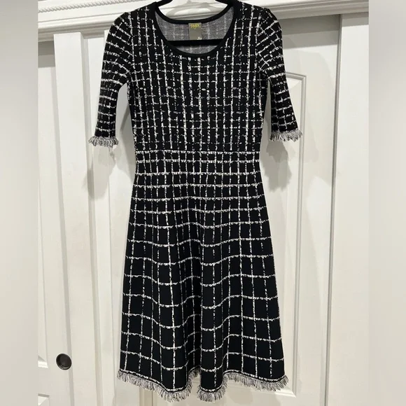 Taylor Women's Sweaterdress Black Size Small - Picture 7 of 9